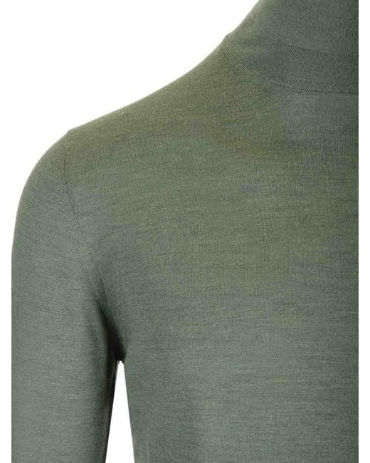 Mauro Ottaviani Green Wool Turtleneck Wish for men