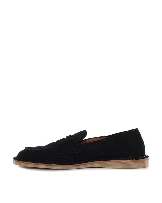 Dolce & Gabbana Black New Florio Leather Loafers for men