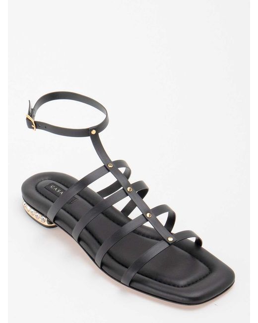 Casadei Black Sandals