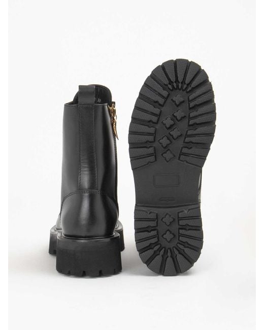 Roberto Cavalli Black Ankle Boots