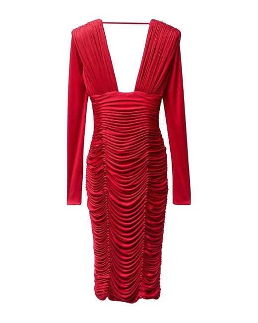 Versace Red Dress