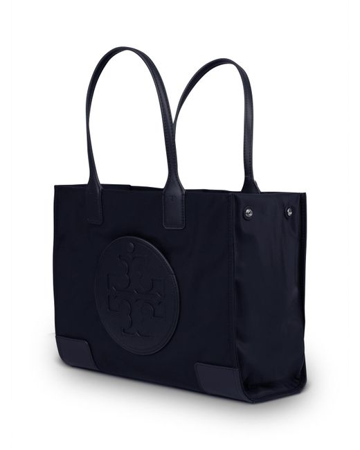 Tory Burch Blue Soft Shoulder Strap Shopper