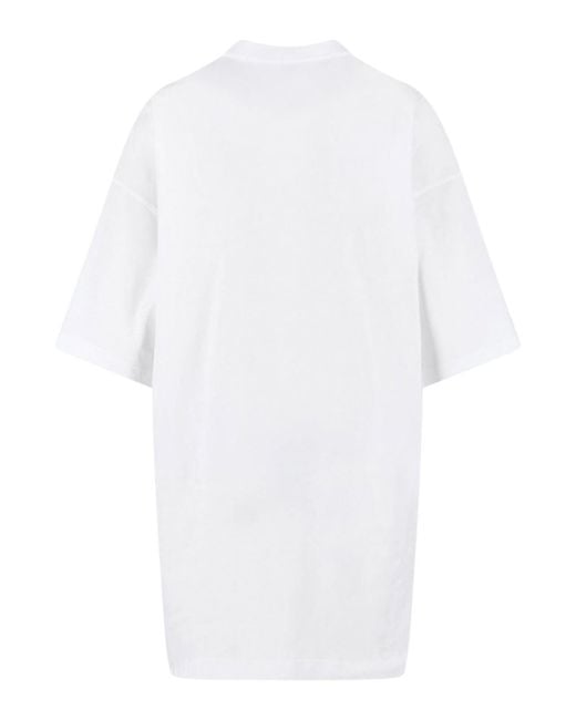 Moschino White Teddy Bear Dress