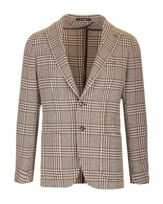 Tagliatore Brown Classic Two-Button Blazer for men