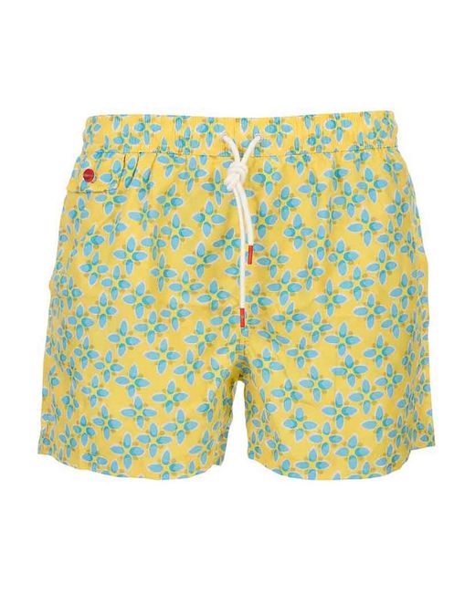 Kiton Yellow Swimsuit for men