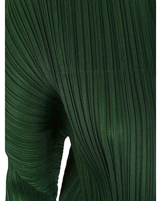 Pleats Please Issey Miyake Green Monthly Colors Febraury Cardigan
