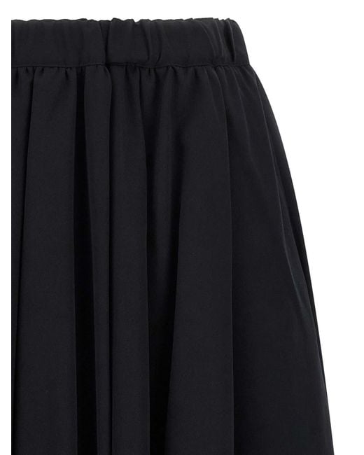 Comme des Garçons Blue Wool Skirt