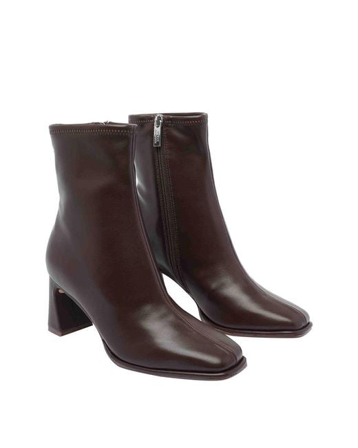 Steve Madden Brown Odesa Pump Booties