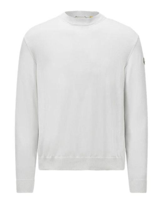Moncler White X Mercedes-Benz By Nigo Crew-Neck Jumper for men