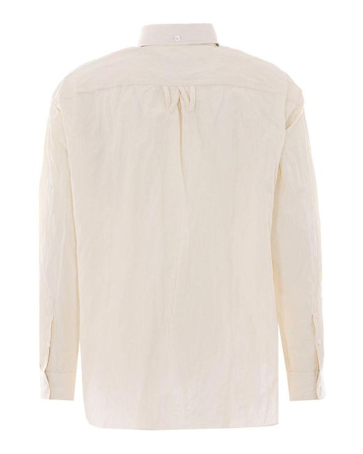 Willy Chavarria White Masa Veterano Shirt for men