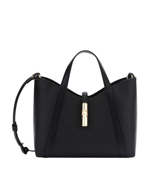 Furla Black Hand Bag Drop S Tote