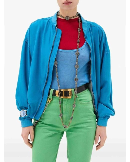 Versace Blue Outerwear