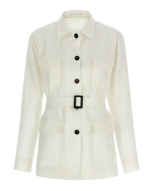 Tagliatore White J-Lauren Jacket