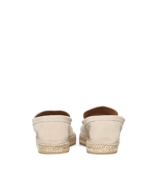 Eleventy Natural Suede Espadrilles for men