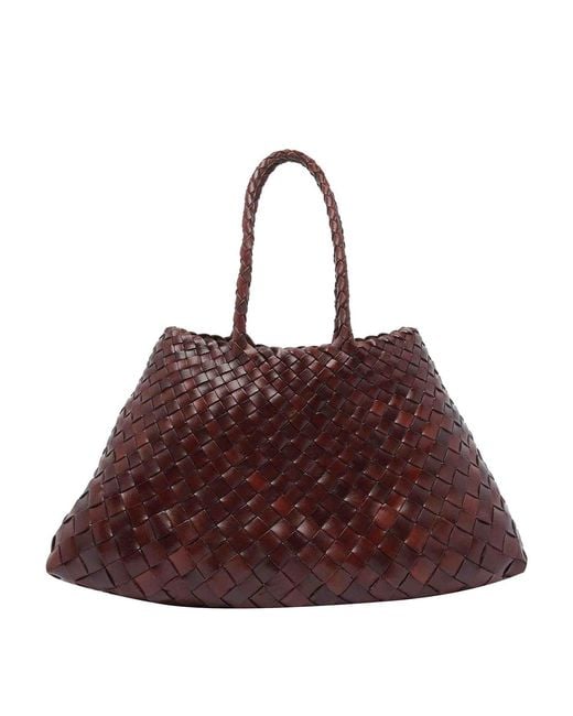 Dragon Diffusion Brown Santa Croce Shoulder Bag