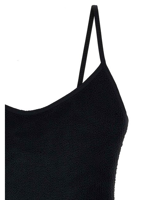 Hunza G Black 'Pamela Swim' One-Piece Swimsuit