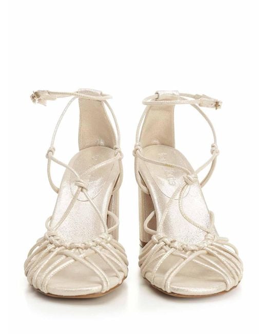 Forte_forte White High-Heeled Sandals