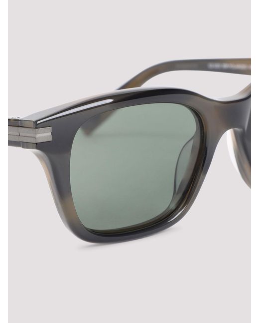 Zegna Gray Acetate Sunglasses for men