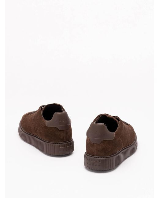 Hogan Brown H677 Sneakers for men