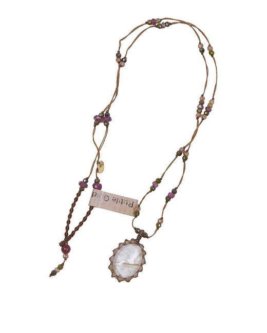 Sharing White Short Pendant Necklace