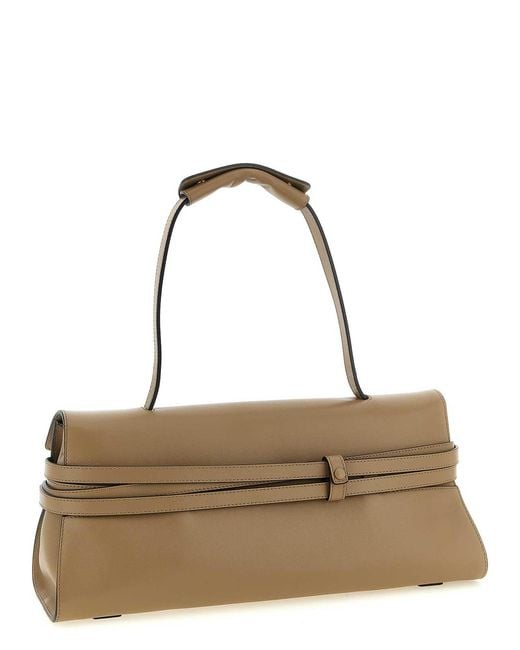 Moschino Metallic Tie Me Shoulder Bag