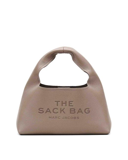 Marc Jacobs Metallic The Leather Mini Sack Bag