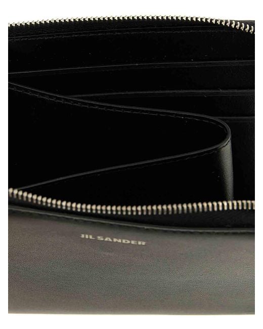 Jil Sander Black Nappa Wallet for men