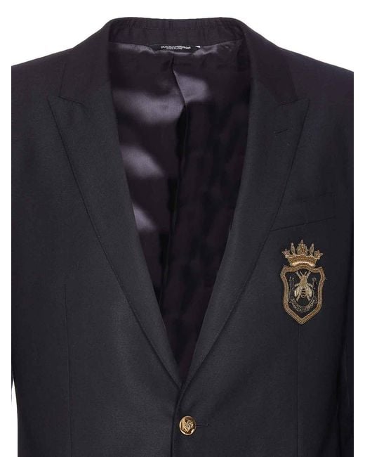 Dolce & Gabbana Black Dolce & Gabbana Jackets for men