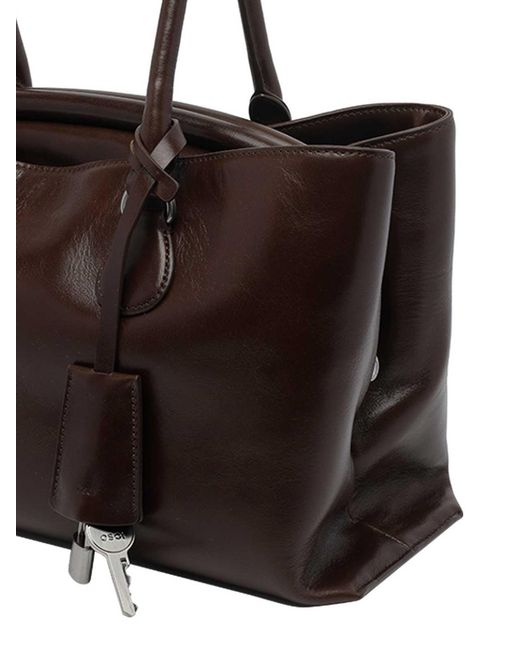 Borsa Tote Shell Brot di OSOI in Black
