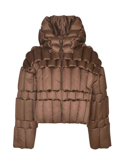 RAXXY Brown Puffer Jacket