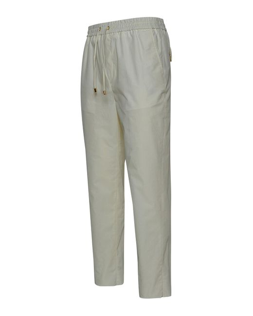 Etro Gray Sports Trousers In Nylon Blend for men