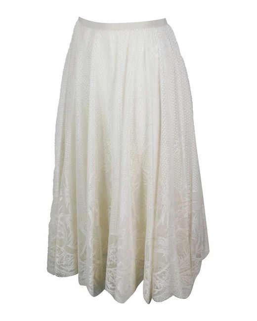Fabiana Filippi White Skirts 68Co 32Pa