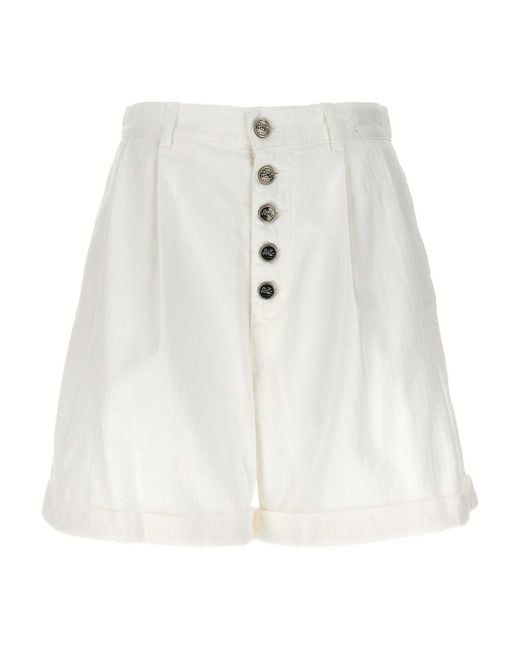 Etro White Bermuda Shorts