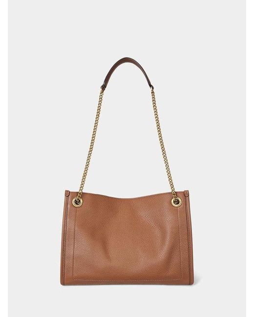 Ralph Lauren Brown Brdly Md Shp-Tote-Medium