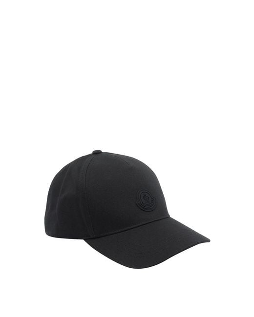 Moncler Blue Logo Baseball Cap for men