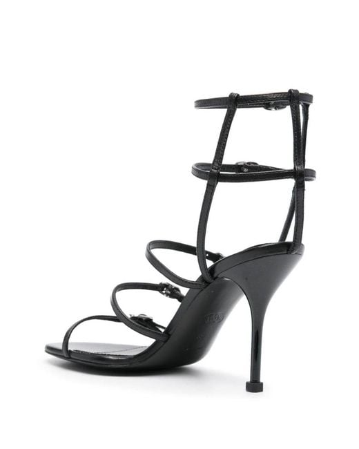 McQueen Black Sandals