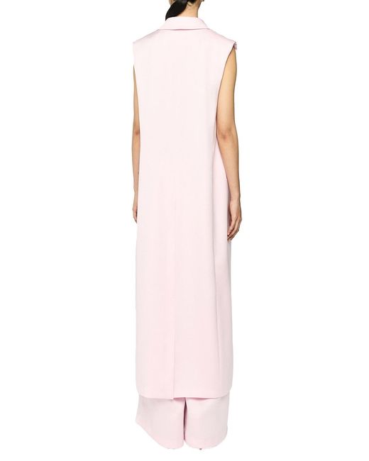 Genny Pink Long Waistcoat