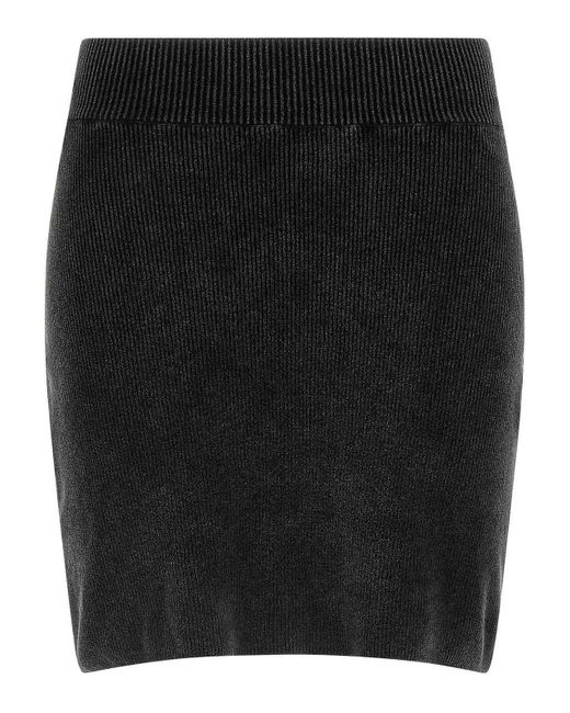 Alexander Wang Black Chenille Skirt