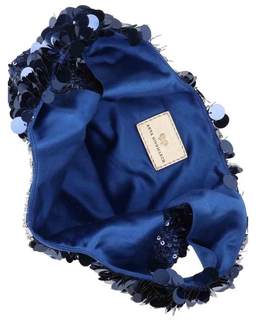 Anya Hindmarch Blue Mini Tote Bag