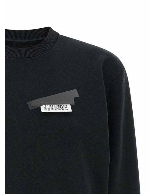 MM6 by Maison Margiela Black Sweatshirt