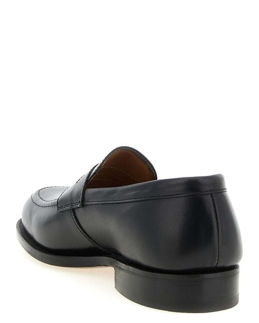 Tricker's Black Havard Loafers for men