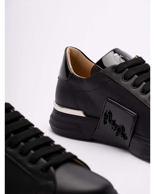 Philipp Plein Black Trainers for men