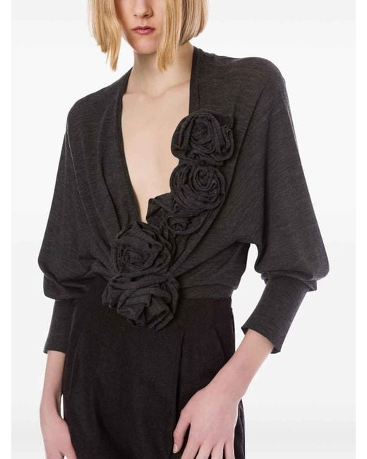 Alberta Ferretti Black Sweater