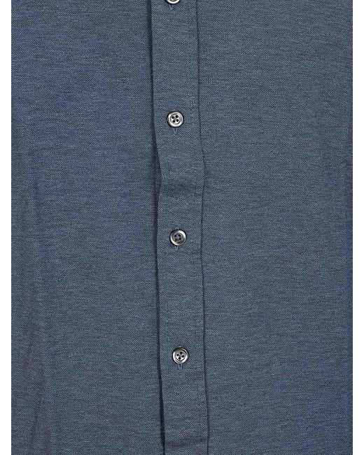 Barba Napoli Blue Knitwear for men