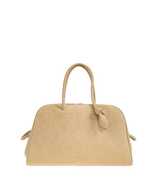 Jacquemus Natural Travel Bag for men