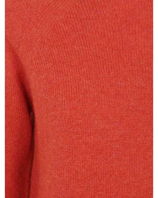 Drumohr Red Round Neck Sweater