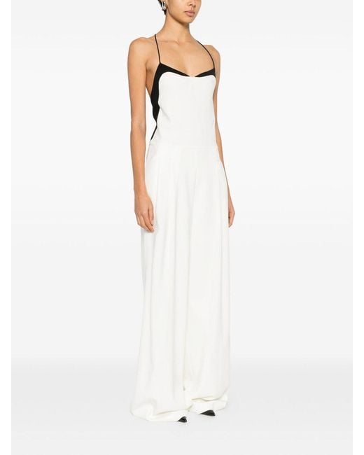 Tom Ford White Silk Long Jumpsuit