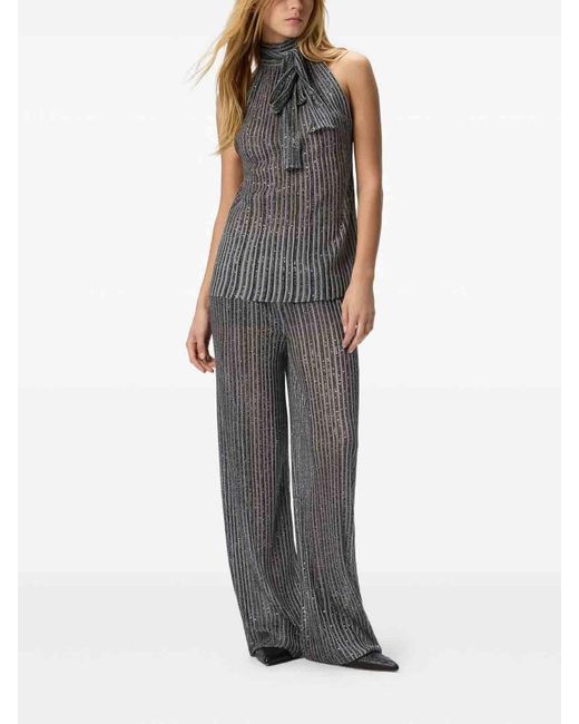 Missoni Gray Strigh-Leg Trousers