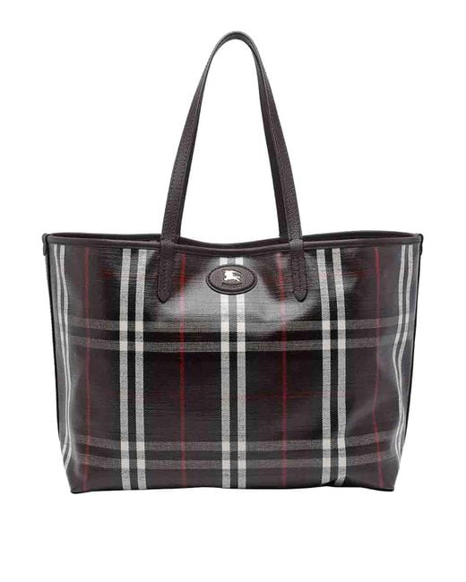 Burberry Black Medium Highlands Tote Bag