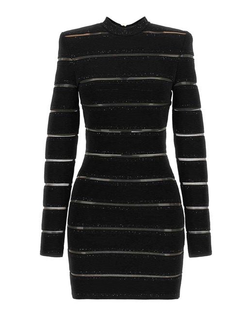 Balmain Black Bodycon Dress